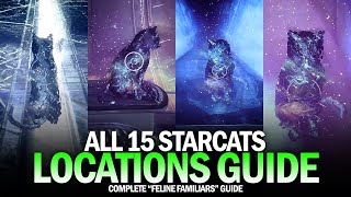 All 15 Starcat Locations Guide  Complete Guide Familiar Felines Triumph Destiny 2 [upl. by Kulseth]