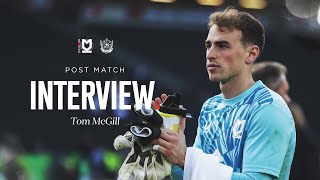 INTERVIEW Tom McGills Port Vale reaction [upl. by Yeldnarb]