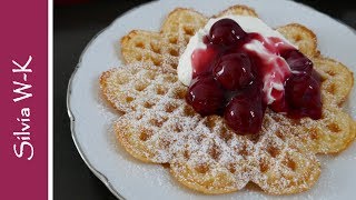 Waffeln  schnell gemacht  super Rezept  köstlich [upl. by Alegnaed]