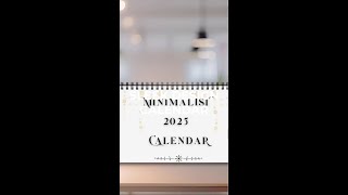 Sleek Modern Wall Calendar 2025 Planner Monthly Date Organizer [upl. by Dloreg]