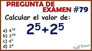 De suma a multiplicación la clave para resolver operaciones con potencias  PE 79 [upl. by Anelat]