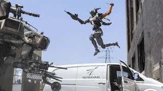 Chappie fight scene with ganstar [upl. by Otti]