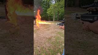 Byrna TCRPulseFIRE Flamethrower and Less Lethal Fun with DK Spencer [upl. by Ferullo322]