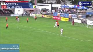 260816 Kremser SC  SV Langenrohr  Highlight 1 Halbzeit  0734 am 26082016 1942 [upl. by Leuams]