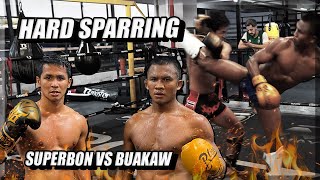 Buakaw vs Superbon in sparring and Training together [upl. by Ticknor]