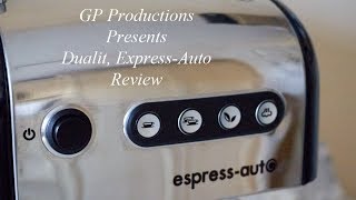 Dualit Espress Auto Coffe Machine Review [upl. by Ahsenod]