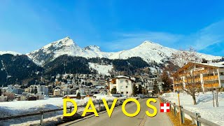 Davos Switzerland 4K  The largest resort in the Alps [upl. by Rockel]