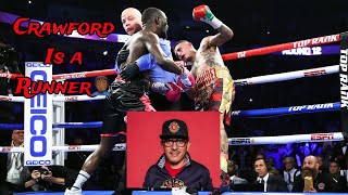 Benavidez Sr Says quotTerence Crawford is a RUNNERquot Salty about Benavidez Jr Getting Knocked Out [upl. by Douty]