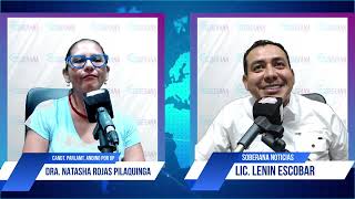 Entrevista a la Dra Natasha Rojas Pilaquinga Cand Parlam Andino por UP en Radio Soberana 987 FM [upl. by Guild972]