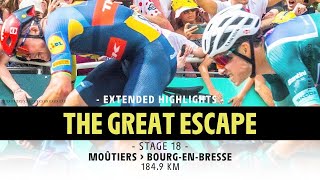 Extended Highlights  Stage 18  Tour de France 2023 [upl. by Yemar515]