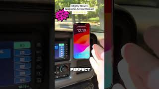 The Mighty Mount Magnetic Air Vent Mount is perfect to keep your phone secure while driving Two [upl. by Asseram]