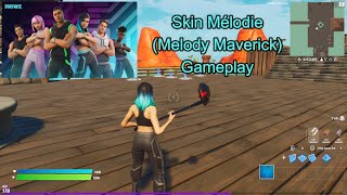 Skin Mélodie Melody Maverick Gameplay Fortnite [upl. by Cos]