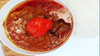 The best DomodaMafe Peanut butter soup  Gambian Recipe [upl. by Anitsrik654]