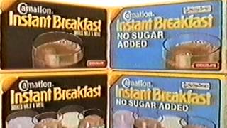 80s Ads Carnation Instant Breakfast 1987 [upl. by Otrebide553]