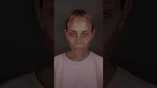 Mad cow disease viralvideo makeup transformation scary creepy [upl. by Asit]