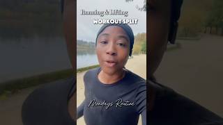 Running and Lifting Workout Split 100poundsdown weightloss weightlifting running workoutsplit [upl. by Heber486]