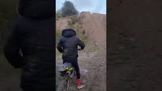 Stomp 160cc pit bike 2022 hill climb and Yamaha 250cc [upl. by Anelaj]