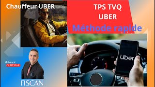 TPS TVQ UBER méthode rapide [upl. by Blatt]