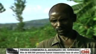 Ruanda recuerda el genocidio a 20 años [upl. by Schoenberg123]