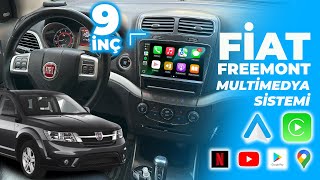 FİAT FREEMONT ➡ Apple Carplay ve Androidauto Destekli Android Multimedya Sistemi [upl. by Terej]