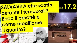 172 Salvavita che scatta durante i temporali Ecco il perché e come modificare il quadro elettrico [upl. by Darnoc]