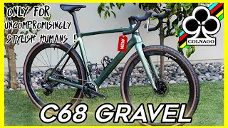 Colnago introduces the new C68 Gravel 2024  handmade carbon bike [upl. by Kindig]