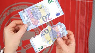 Geld bügeln Geldgeschenke auspacken und Geldscheine glätten [upl. by Meagher]