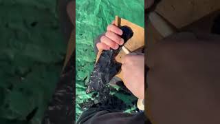 Making an Obsidian FullTang Knife [upl. by Yrrak]