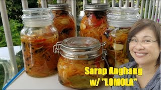 How to Make Papaya Atchara  Pickled Green Papaya Recipe filipinofoodhealthyfood [upl. by Cornel]