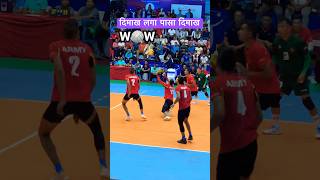 🔥NEPAL🏐WOW Moment॥ PM CUP 2080 KATHMANDU॥ sportscounter volleyball shorts ktmvolleyball [upl. by Acemahs]