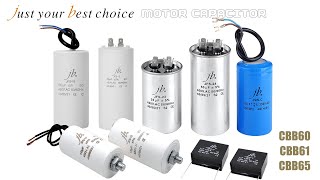 jb Motor Capacitor CBB60 CBB61 CBB65 Motor capacitor electronic manufacturer supplier [upl. by Zeuqram]