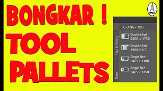 Cara Menggunakan Tool Pallets Pada Autocad  LENGKAP [upl. by Battat]