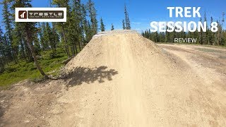 Reviewing the TREK SESSION 8 at Trestle Bike Park [upl. by Schlessinger]