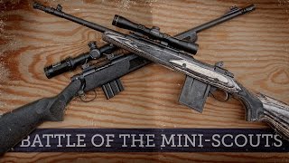 Battle of the MiniScouts Ruger Gunsite Scout vs Mossberg MVP Patrol 556 NATO [upl. by Furtek916]