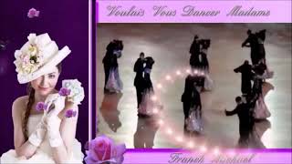 VOULEZVOUS DANSER MADAME   WALTZ DANCE FRANK MICHAEL [upl. by Diehl426]