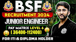 BSF JE Recruitment 2024  BSF New Vacancy 2024  BSF JE Vacancy 2024 [upl. by Binah392]