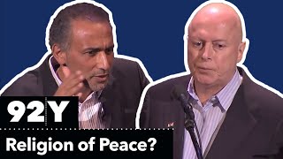 Christopher Hitchens and Tariq Ramadan Debate Is Islam a Religion of Peace [upl. by Hanni]