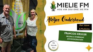 Ateljee Onderhoud Francois Kruger  Helenas Overnight Accommodation [upl. by Nanji]