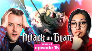 Attack on Titan  Season 4 Episode 15 REACTION [upl. by Snyder81]