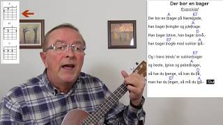 Der Bor En Bager børnesang på ukulele [upl. by Myo]