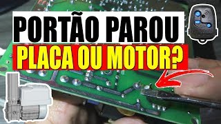 PORTÃO ELETRÔNICO PAROU DE FUNCIONAR VEJA ALGUMAS DICAS PARA ACHAR O PROBLEMA  Motor Peccinin P2000 [upl. by Capello]