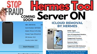 Hermas Tool Server ON  Icloud Permanet Unlock 1 Click 📱 [upl. by Della377]