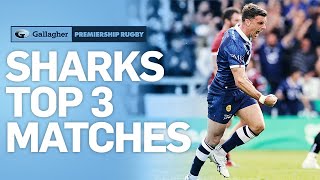 Sale Sharks Top 3 Matches This Season  Gallagher Premiership Final 202223 [upl. by Aneloc]