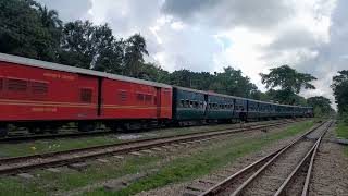 Chattala Express  Dhaka to Chittagong  Bangladesh Railway  Liveing Sitakunda Station [upl. by Eillac]