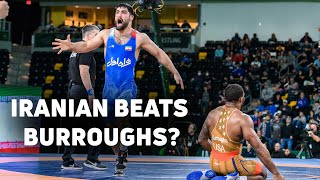 Jordan Burroughs Takes First Ever Loss To An Iranian Ali Savadkouhi [upl. by Stacy]