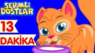 Kedi Miyav Dedi ve Sevimli Dostlar ile Çizgi Film Çocuk Şarkıları 2017 [upl. by Donnie]