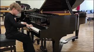 JS Bach Invention No 8 in F major BWV 779  Michael Durnev 10 [upl. by Ataner]