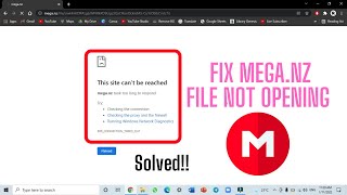 How To Fix Meganz File Not Opening  100 Working💯 [upl. by Jolie]