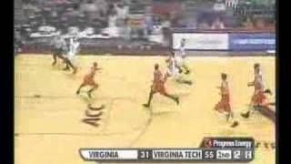 Virginia TechUVa Basketball 21007  2nd Half [upl. by Ilyk]