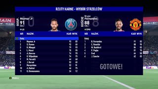 FIFA 22 RZUTY KARNE Paris Saint Germain vs Manchester United [upl. by Queenie]